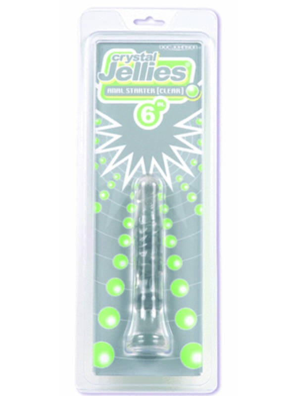 Doc Johnson 6 Inch Crystal Jellies Anal Starter Plug - - Butt Plugs