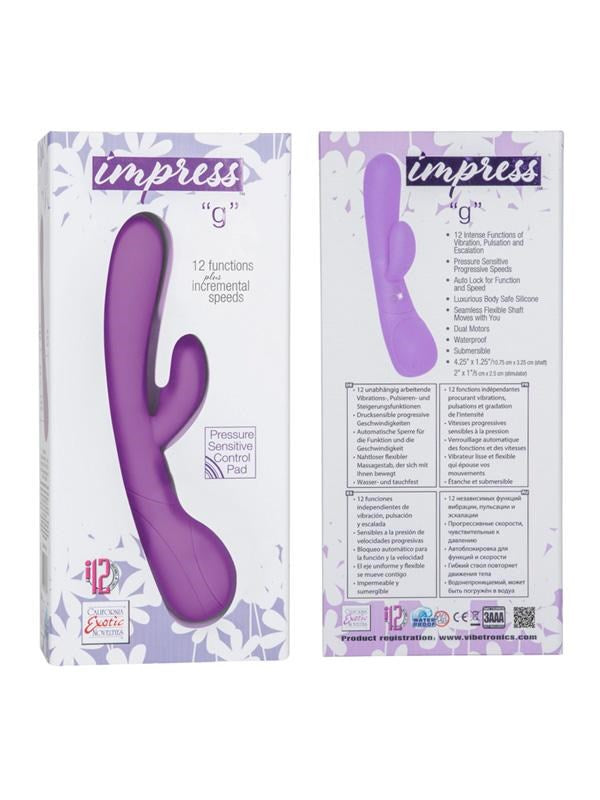 Impress G Flexible G-Spot Rabbit Vibrator - - Rabbit Vibrators