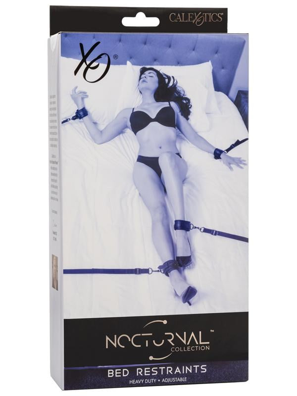 Nocturnal Collection Fetish Play Bed Restraints - - Cuffs And Restraints