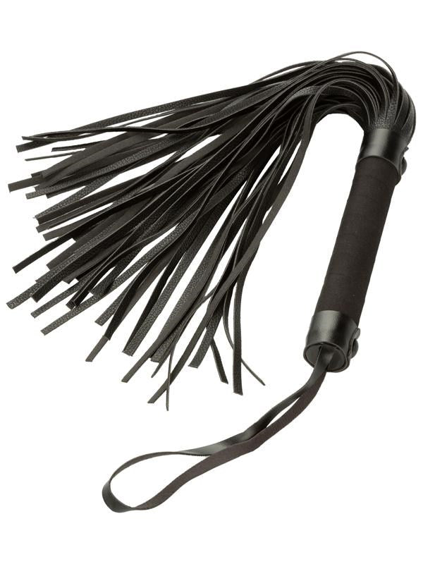 Nocturnal Collection Soft Tassels & Sturdy Handle Flogger - - Whips And Crops