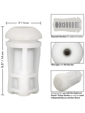 Optimum Power Pulsar Stroker Replacement Sleeve - Masturbators and Strokers