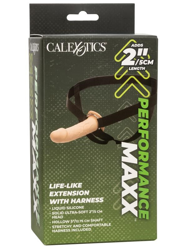 Performance Maxx Life Like Penis Extension with Harness - - Pumps, Extenders and Sleeves