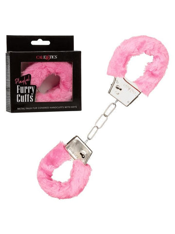 Playful Furry Cuffs by California Exotics - Cuffs and Restraints