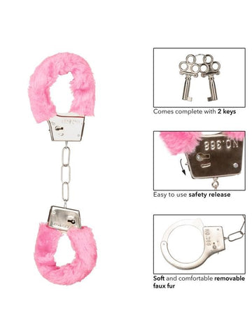 Playful Furry Cuffs by California Exotics - Cuffs and Restraints