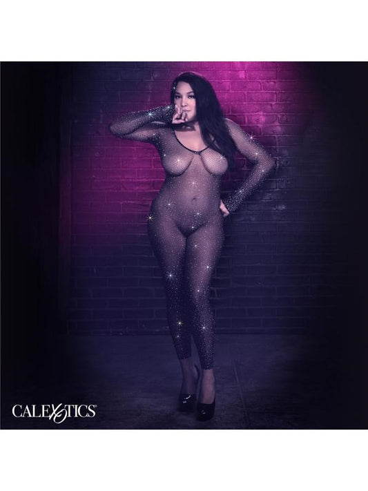 Radiance Plus Size Crotchless Full Bodysuit For Womans - - Teddies and Bodysuits
