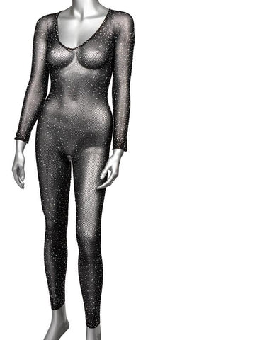 Radiance Size Crotchless Full Body Suit Bodysuit - Teddies and Bodysuits