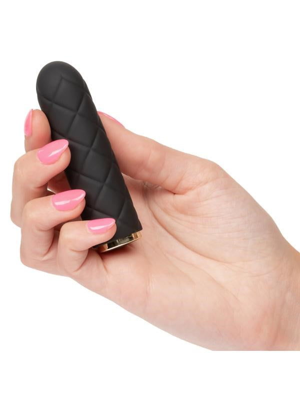 Raven Quilted Seducer Compact 10 Functions Mini Massager - - Bullet Vibrators