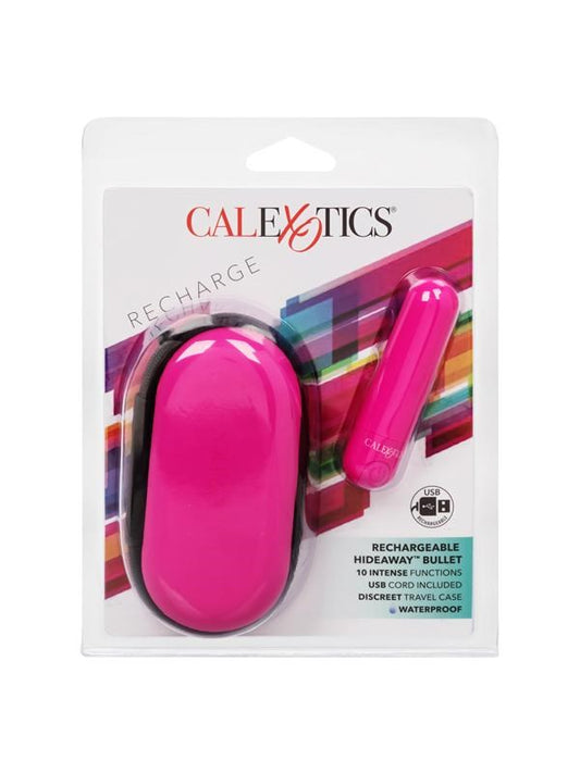 Rechargeable Hideaway Bullet 10 Function Travel Massager - - Bullet Vibrators
