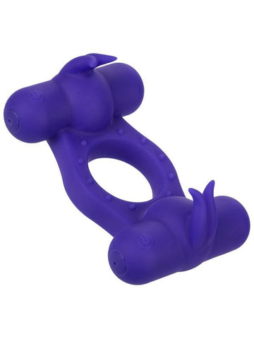 Triple Orgasm Enhancer Cock Ring by California Exotics - Vibrating Cock Rings