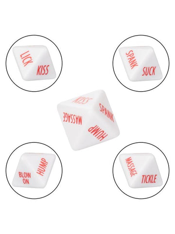 Tempt and Tease Dice by California Exotics - Sex Games, Coupons and Tricks
