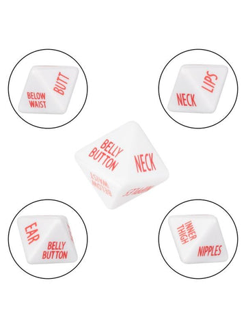 Tempt and Tease Dice by California Exotics - Sex Games, Coupons and Tricks