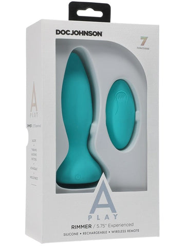 A-Play Rimmer Rechargeable Anal Plug by Doc Johnson - Clit Ticklers and Pulsators