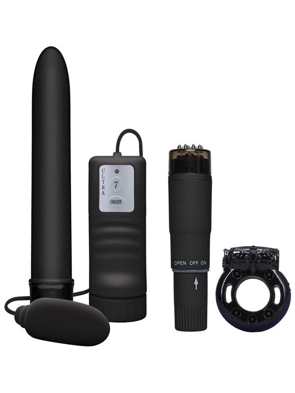 Black Magic Pleasure Endless Fun 4 Vibrators Sex Kit - - Sex Kits