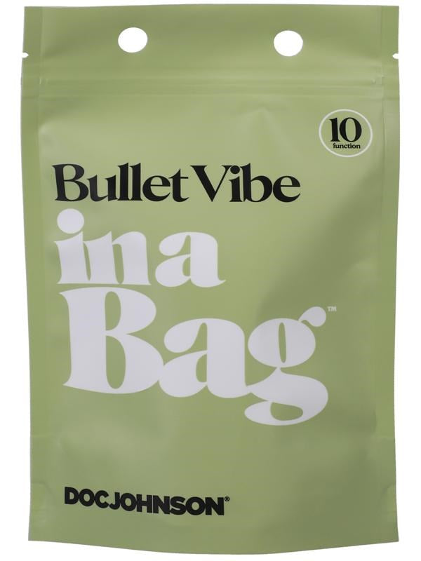 Doc Johnson 10 Functions Bullet Vibe In A Bag - - Bullet Vibrators