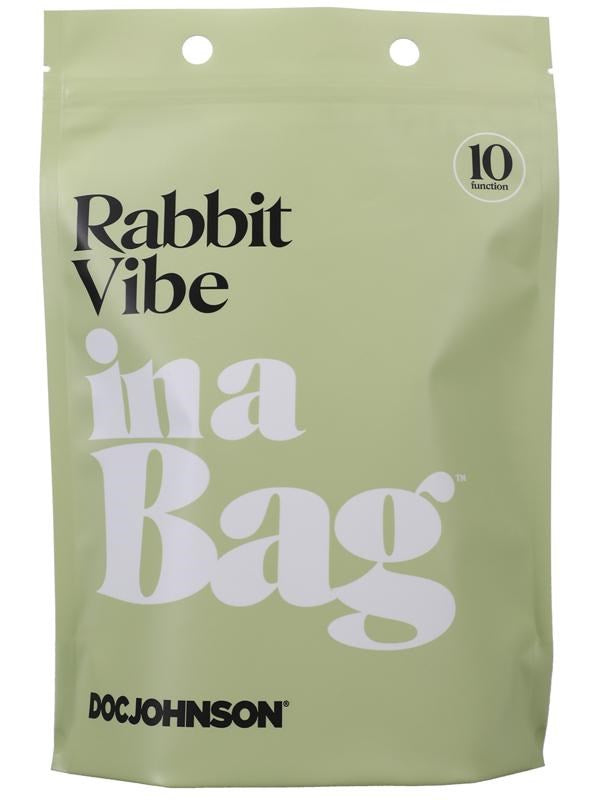 Doc Johnson 10 Functions Rabbit Vibe In A Bag - - Rabbit Vibrators