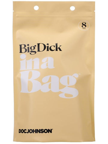8 Inch Realistic Big Dick In A Bag by Doc Johnson - Realistic Dildos