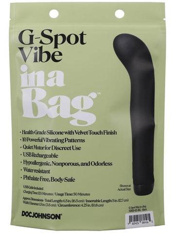 G-Spot Vibe In A Bag Vibrator by Doc Johnson - G-Spot Vibrators