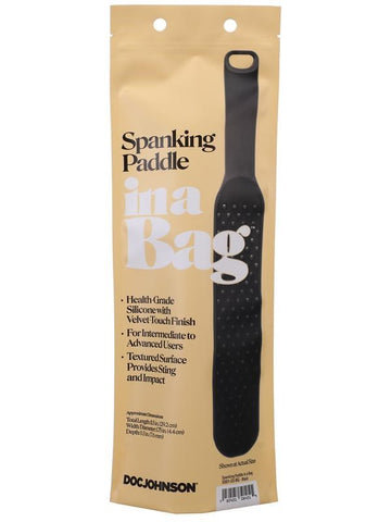 Spanking BDSM Paddle In A Bag by Doc Johnson - Paddles And Slappers
