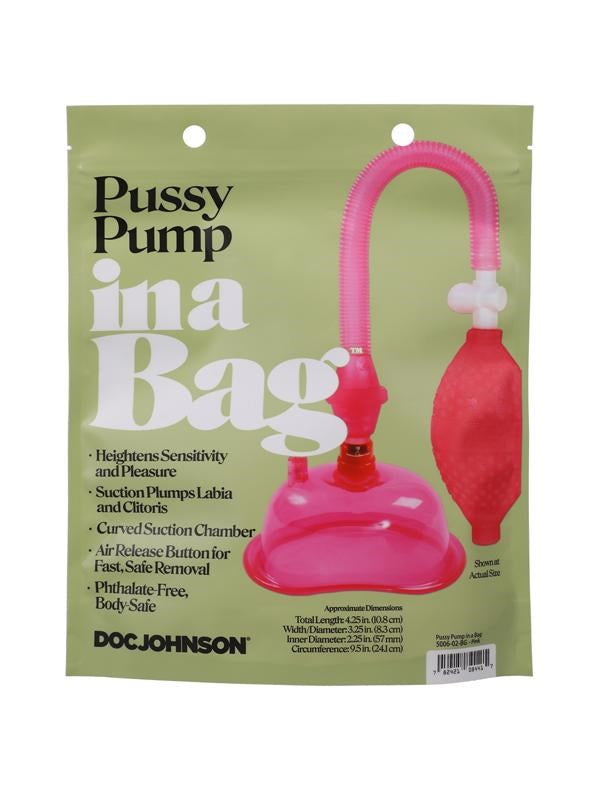 Doc Johnson Womans Pussy Pump In A Bag - - Pussy And Clit Toys