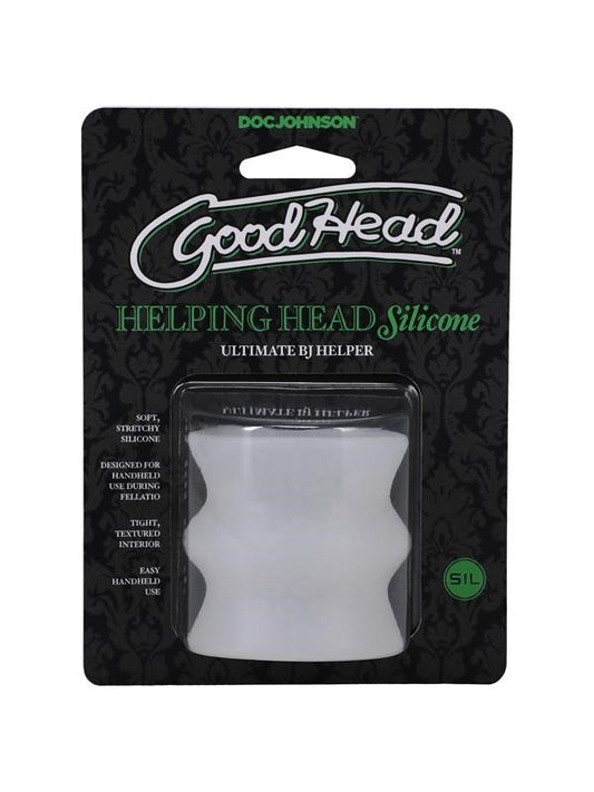 Doc Johnson's GoodHead Helping Head Silicone Mini Stroker - - Masturbators and Strokers