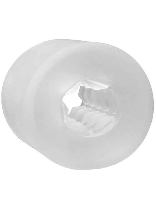 GoodHead Glow Helping Head Frost Green Glow Mini Stroker - - Masturbators and Strokers