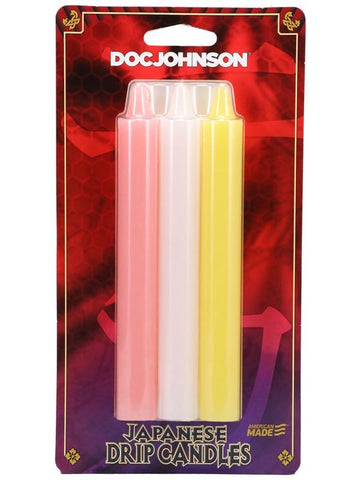 Japanese Drip Candles Pink by Doc Johnson - Bath and Intimate Fragrances