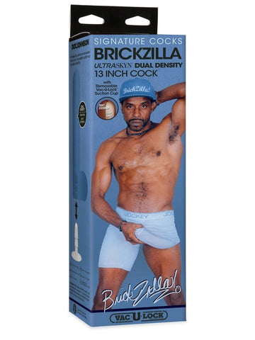 Signature Cocks Brickzilla ULTRASKYN Cock with Removable - Realistic Dildos
