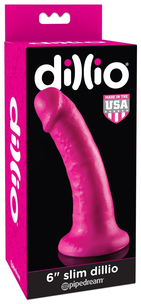 Dillio 6 inch Slim Realistic Dildo - - Realistic Dildos