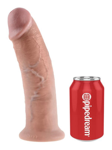 King Cock 10 Inch Suction Cup Realistic Cock with Balls - Realistic Dildos