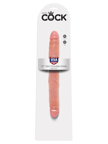 King Cock 12 Inch Slim Double Ender by Pipedream Products - Double Ender