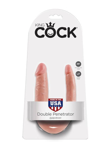 King Cock Double Trouble Realistic Dildo - Double Ender