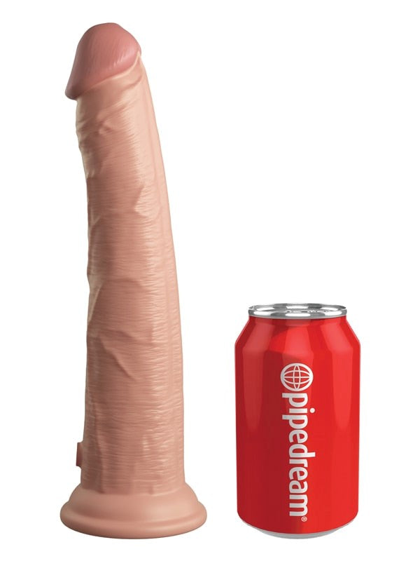 King Cock Elite 10 inch Silicone Dual Density Realistic Dong - - Realistic Dildos