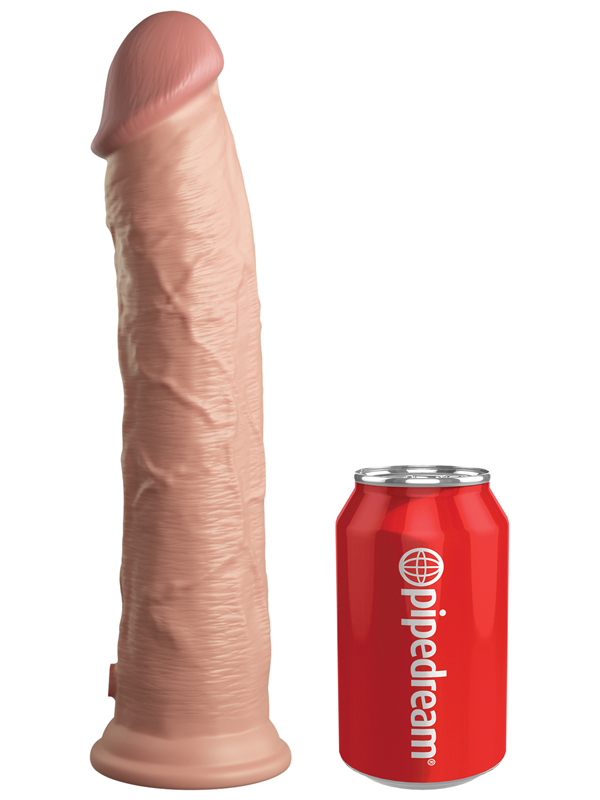 King Cock Elite 11 Inch Silicone Dual Density Realistic Cock - - Realistic Dildos