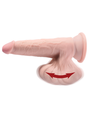 King Cock Plus Triple Density Cock With Swinging Balls - Realistic Dildos