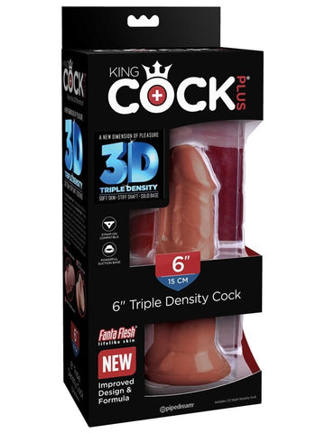 King Cock Plus Triple Density Realistic Dildo - Realistic Dildos