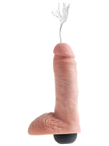King Cock Squirting Realistic Cock with Balls - Realistic Dildos