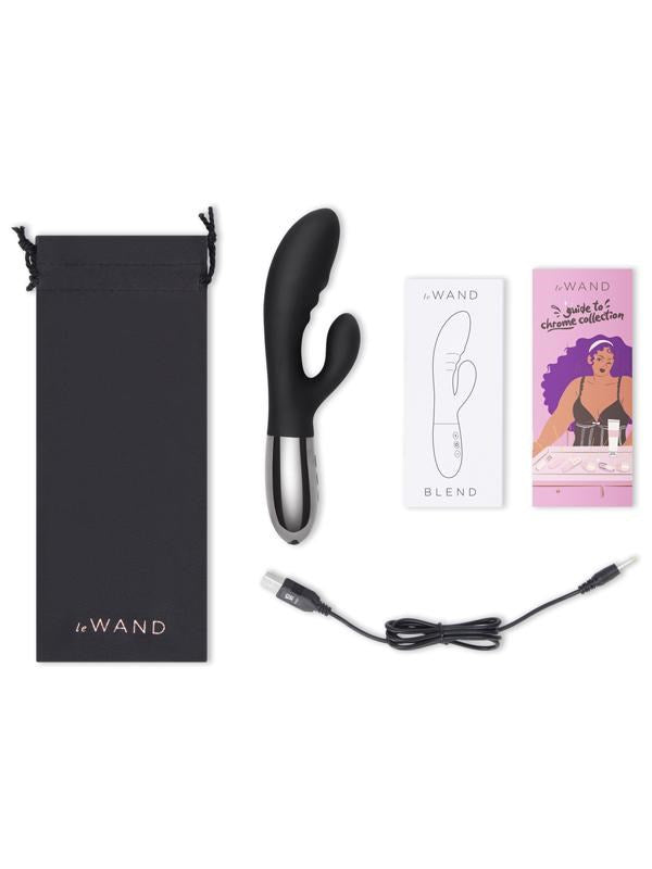 Le Wand Chrome Blend Rechargeable Rabbit Vibrator - - Rabbit Vibrators