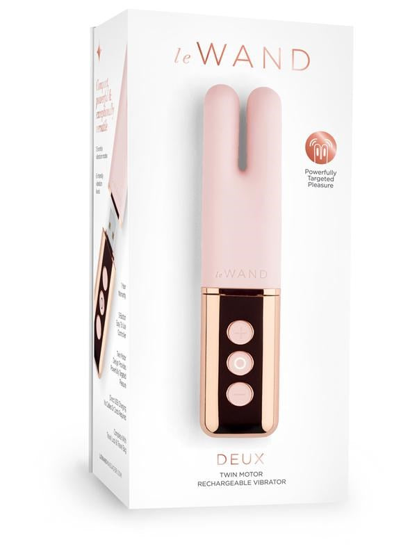 Le Wand Chrome Deux Dual Motors Mini Vibrator - - Clit Ticklers and Pulsators