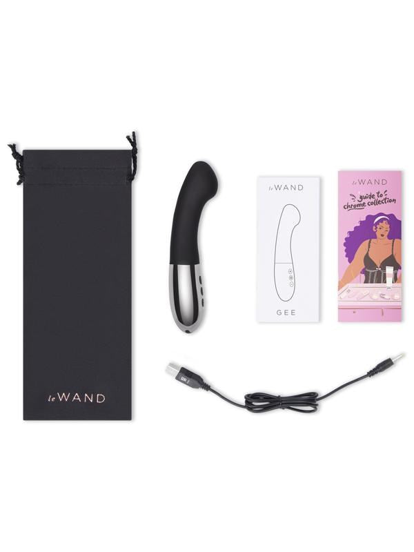 Le Wand Chrome Gee G-Spot Rechargeable Vibrator - - G-Spot Vibrators