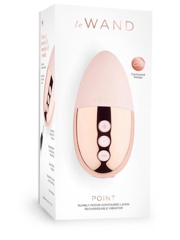 Le Wand Chrome Point Layon Rechargeable Vibrator - - Mini & Slim Vibrators