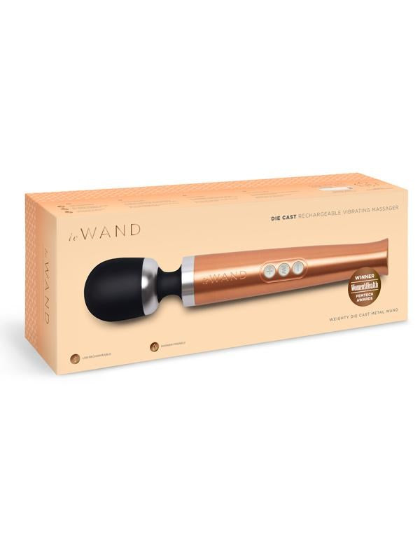 Le Wand Diecast Rechargeable Vibrating Body Wand Massager - - Body Wands