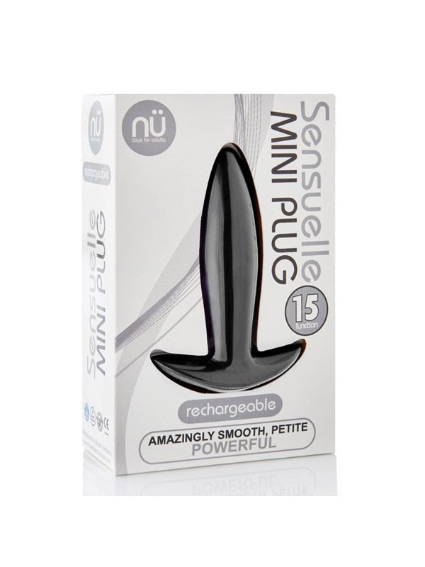 NU Sensuelle 15 Functions Vibrating Mini Butt Plug - - Butt Plugs