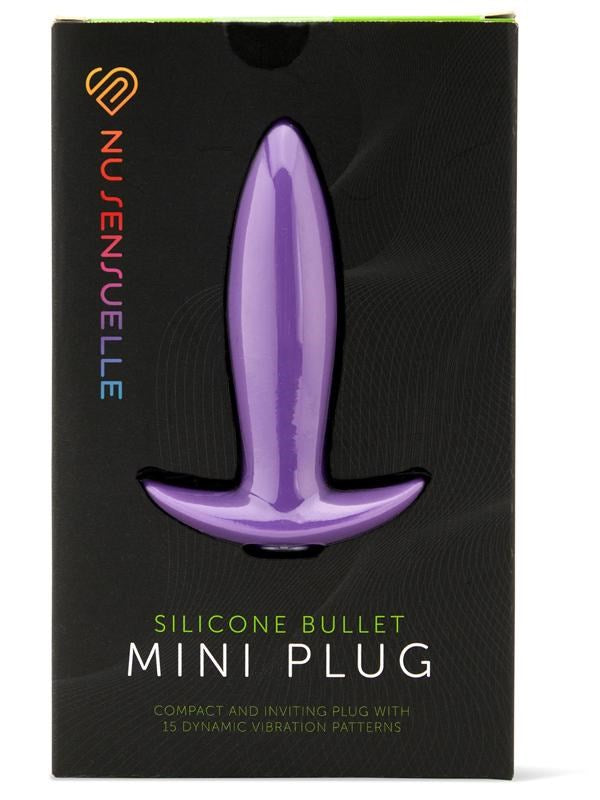 NU Sensuelle 15 Functions Vibrating Mini Butt Plug - - Butt Plugs