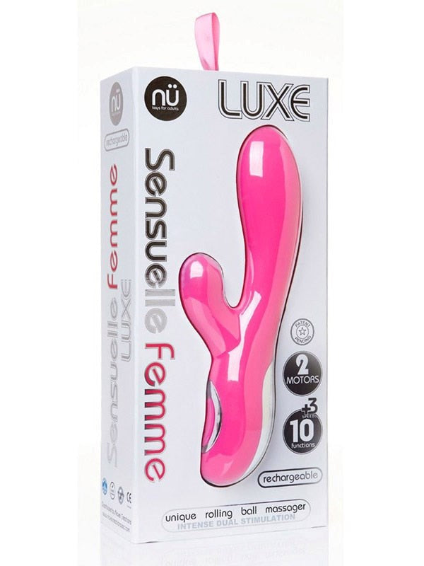 NU Sensuelle Luxe 10 Functions Rabbit Vibrator - - Rabbit Vibrators