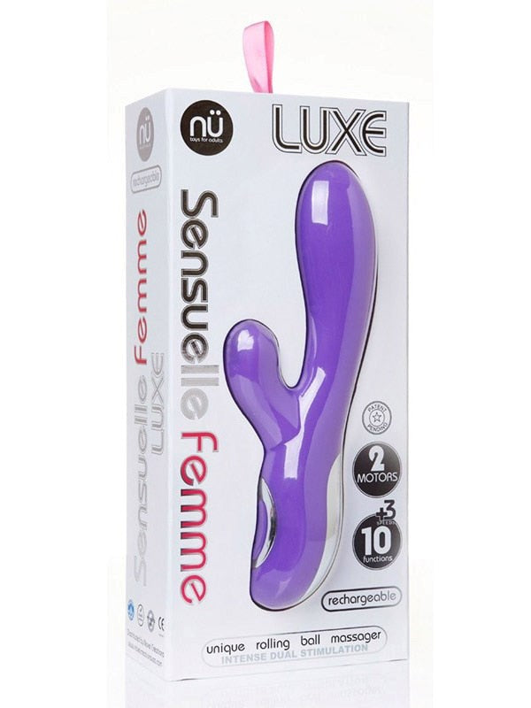 NU Sensuelle Luxe 10 Functions Rabbit Vibrator - - Rabbit Vibrators