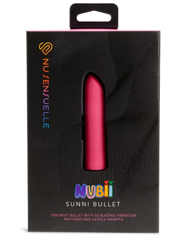 Nu Sensuelle Sunni Nubii Lipstick Bullet Vibrator With Heat - - Bullet Vibrators