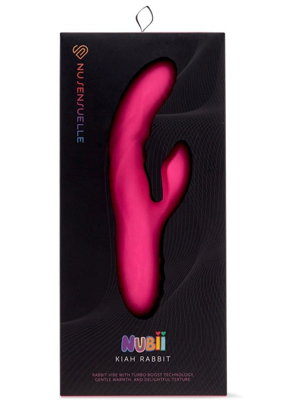 Nubii Kiah Silicone Rabbit Vibrator - - Rabbit Vibrators