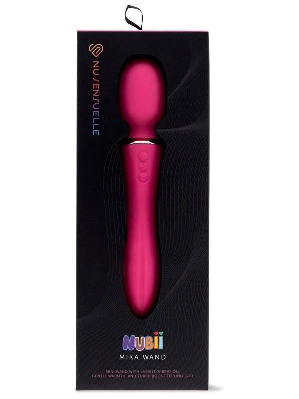 Nubii Mika 12 Functions Mini Body Wand Massager - - Body Wands