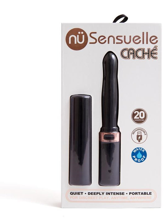 Sensuelle Cache 20 Functions Rechargeable Covered G-Spot Vibrator - - G-Spot Vibrators