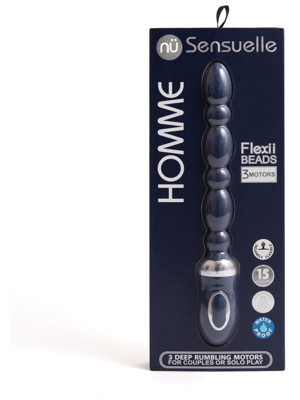 Sensuelle Homme Flexii 15 Functions Anal Beads - - Anal Beads and Balls